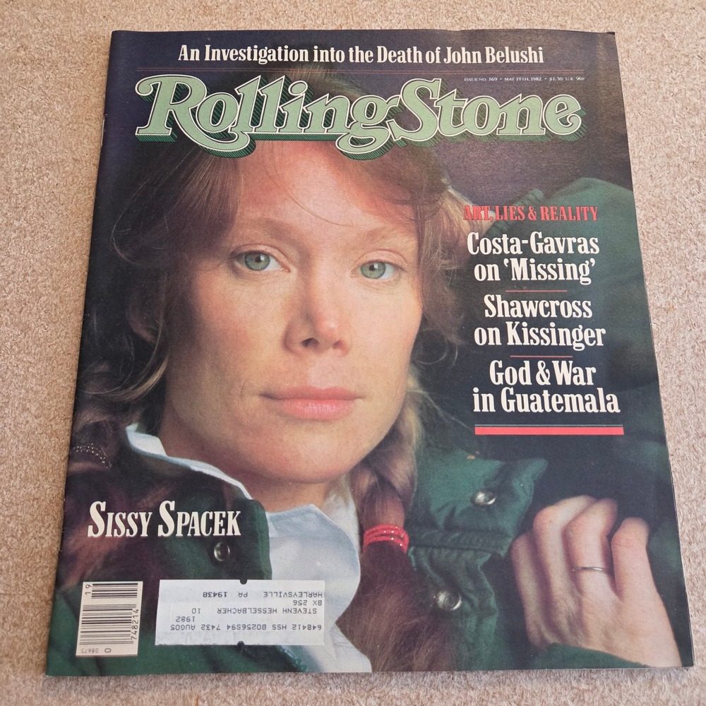 Rolling Stone Magazine Issue 369 May 13 1982 Sissy Spacek John Belushi Good